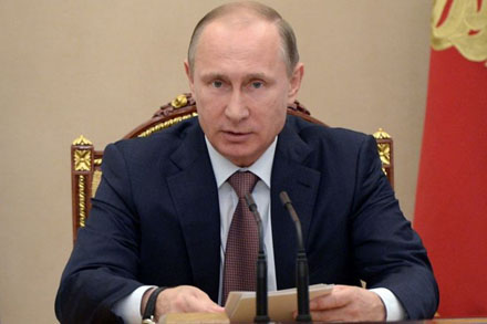 Tổng thống Nga Vladimir Putin.